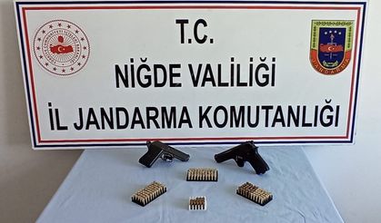 Niğde’de ruhsatsız silah operasyonu: 1 gözaltı