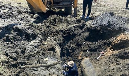 Siirt’te su hattında meydana gelen arızalar onarılıyor