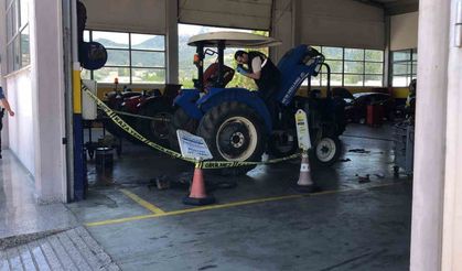 Traktörün römork aparatına boynu sıkışan liseli stajiyer hayatını kaybetti