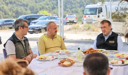 Bilecik’te yangınla mücadele ekiplerine moral ziyareti