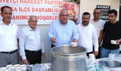 MHP Kumluca’dan aşure ikramı ve birlik mesajı