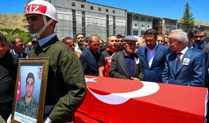 Şehit Uyanık'a Bitlis'te son görev