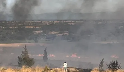 Enez'de orman yangını paniği... Gülçavuş sahili boşaltılıyor