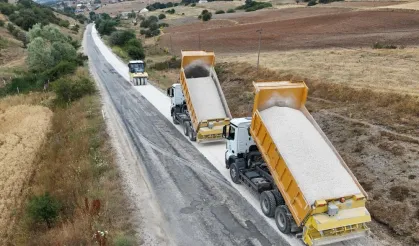 Eskişehir kırsalında yol seferberliği