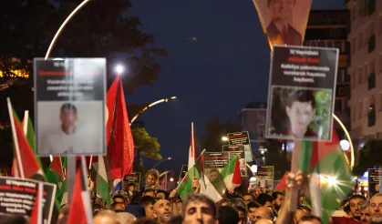 Gebzelilerden Gazze’ye destek yürüyüşü