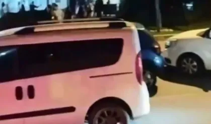 İnegöl'de gençler birbirine girdi