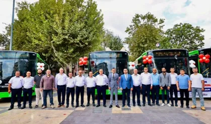 Denizli'de toplu ulaşım filosuna 30 yeni otobüs