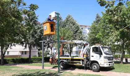 Muğla parklarına kameralı güvenlik ve ücretsiz Wi-Fi