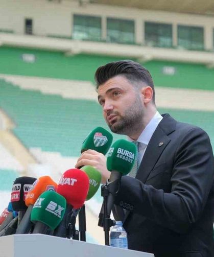 Bursaspor Başkanı Enes Çelik: "Yeni sezon bambaşka olacak"
