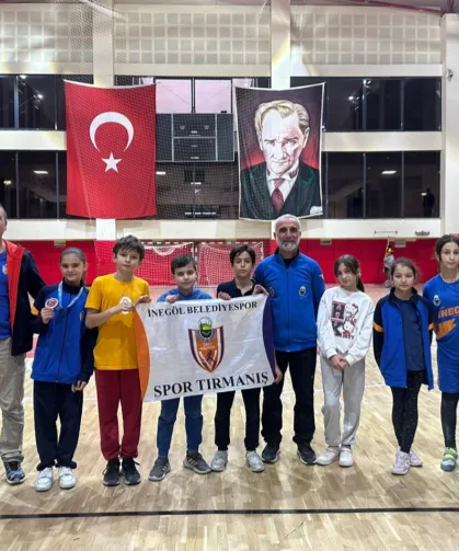İnegöllü küçük tırmanışçılar Isparta'dan dereceyle döndü