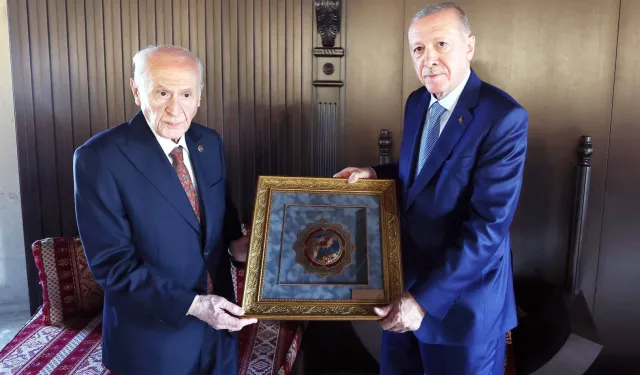 Erdoğan Bahçeli ile Ahlat'ta görüştü