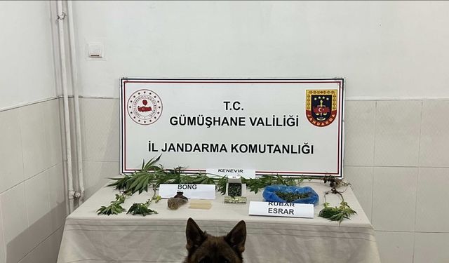 Gümüşhane’de Jandarma ekipleri aranan şahsı çatıda yakaladı