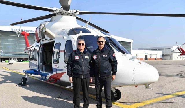 Savunma Sanayii Başkanı Görgün, GÖKBEY helikopteri ile tarihi bir uçuş gerçekleştirdi