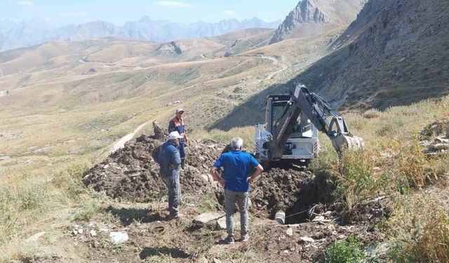 3 bin 500 rakımdaki su arızası giderildi