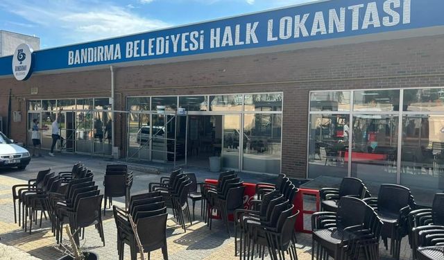 Bandırma Belediyesi Halk Lokantasını Açıyor