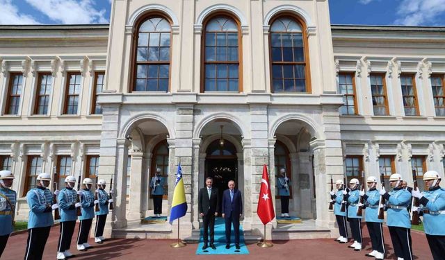 Cumhurbaşkanı Erdoğan, Bosna-Hersek Devlet Başkanlığı Konseyi Başkanı Denis Becirovic ile bir araya geldi