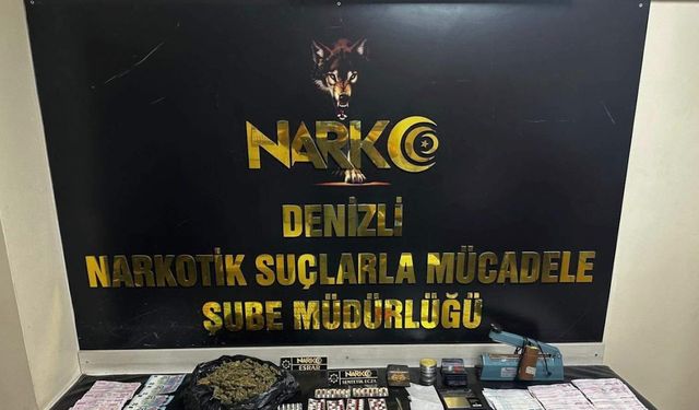 Denizli’de uyuşturucu tacirlerine operasyon