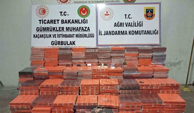 Doğubayazıt’ta 14 milyon TL’lik kaçak malzeme ele geçirildi: 2 gözaltı