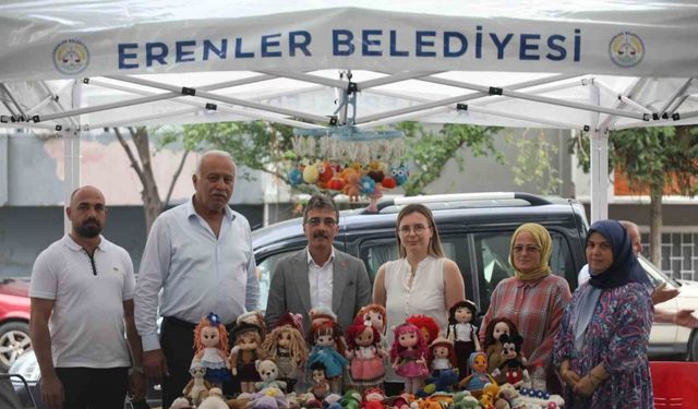 Erenler’de "Hanımeli ve 2. El Pazarı" ilk kez kuruldu