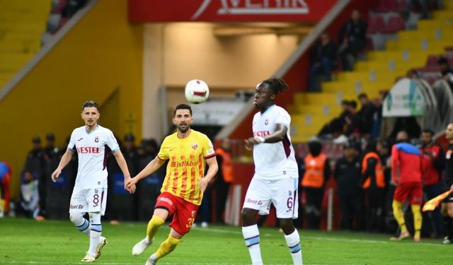 Kayserispor galibiyet için Trabzon’a gitti