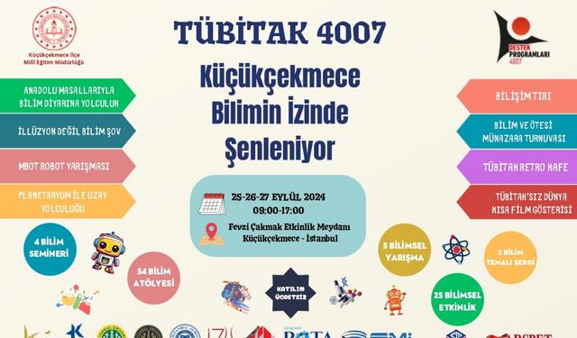 Küçükçekmece bilim şenliği’ne hazırlanıyor