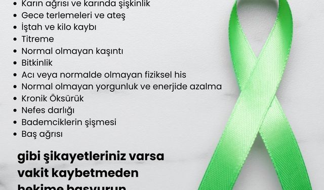 Lenfoma hastalığında erken teşhis hayat kurtarıyor