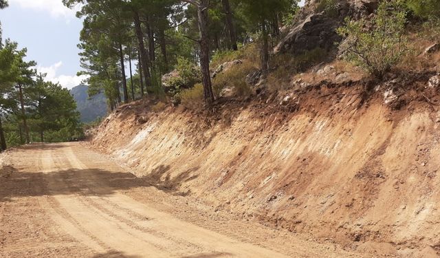 Mersin’de orman yolları yapım çalışmaları sürüyor