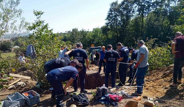 Samsun’da su çıkarmak için kuyu kazan 2 kişi toprak altında kaldı