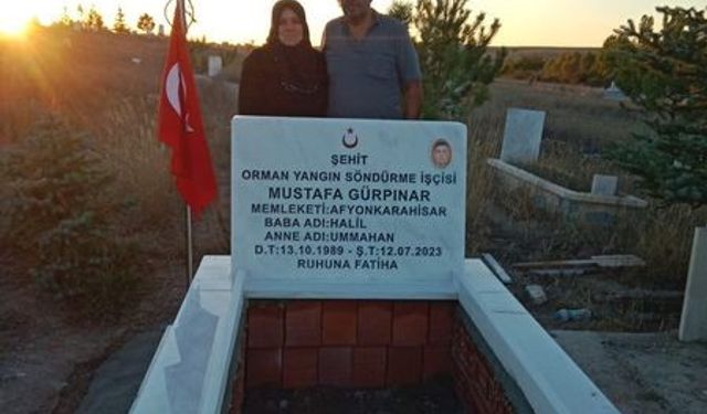 Şehit orman işçisi Mustafa Gürpınar’ın mezarı yaptırıldı