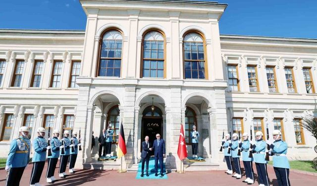 Cumhurbaşkanı Erdoğan, Almanya Başbakanı Olaf Scholz’u kabul etti