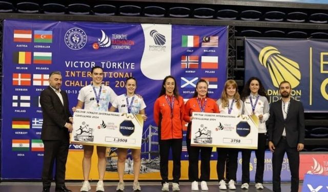 Erzincanlı badmintonculardan uluslararası başarı