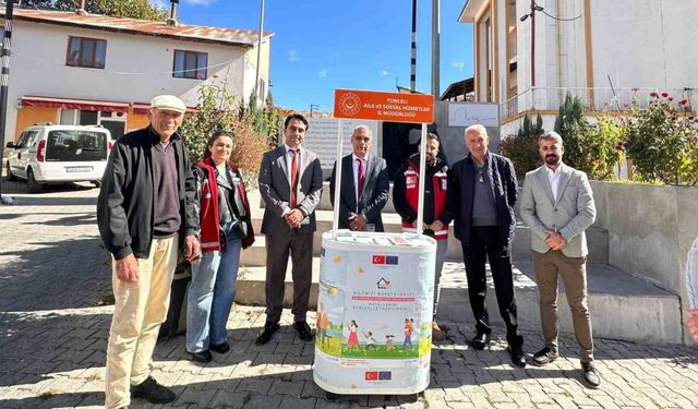 Tunceli’de, korucuyu aile tanıtımı farkındalık stantları açıldı