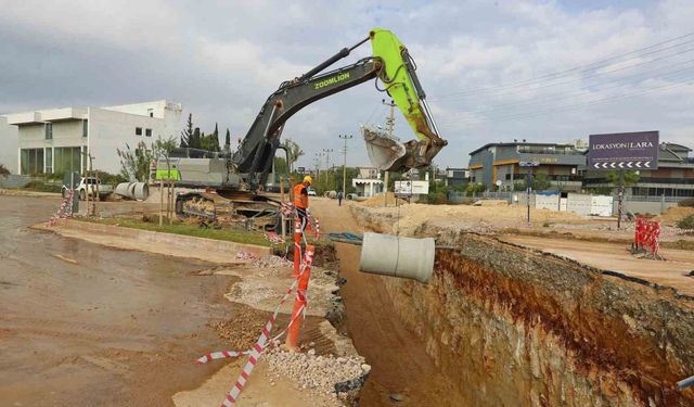 Aksu’da 40 kilometrelik kanalizasyon çalışmasında sona yaklaşıldı