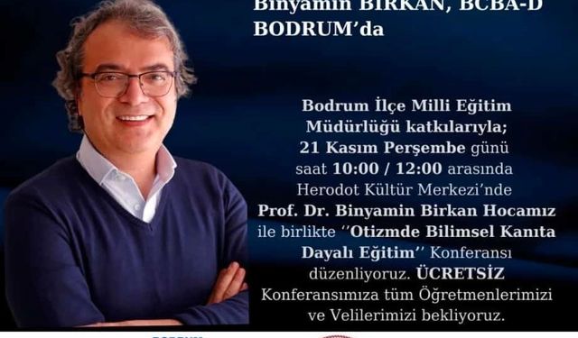 Bodrum’da bilimsel kanıta dayalı eğitim konferansı düzenlenecek