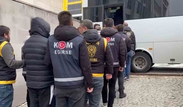 Edirne menkezli 4 ilde oto dolandırıcılığı operasyonu: 5 tutuklama