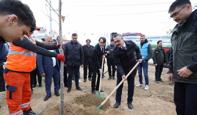 İnegöl’de fidanlar toprakla buluştu