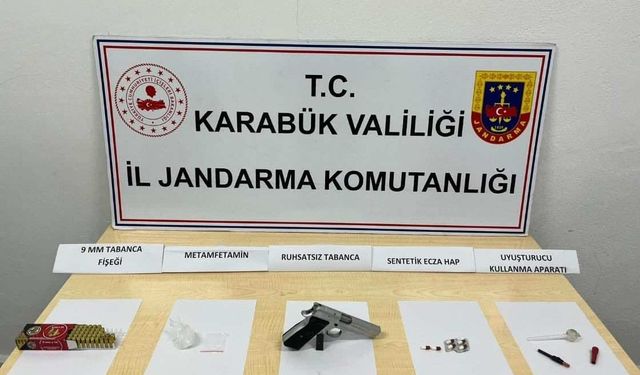 Karabük’te uyuşturucu operasyonu