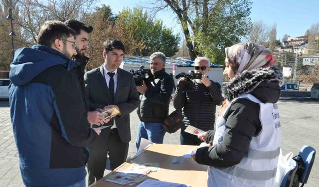 Kars’ta organ bağışı stantı açıldı