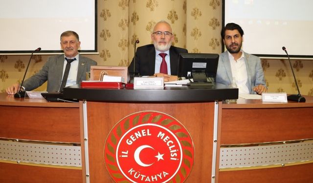 Kütahya İl Genel Meclisi’nde bütçe görüşmeleri