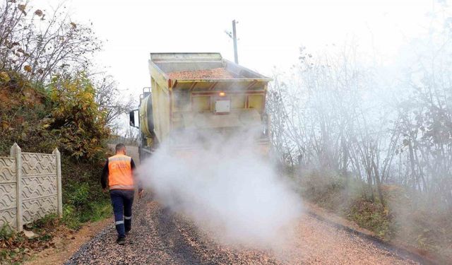 Ordu’da yolların konforu arttırılıyor