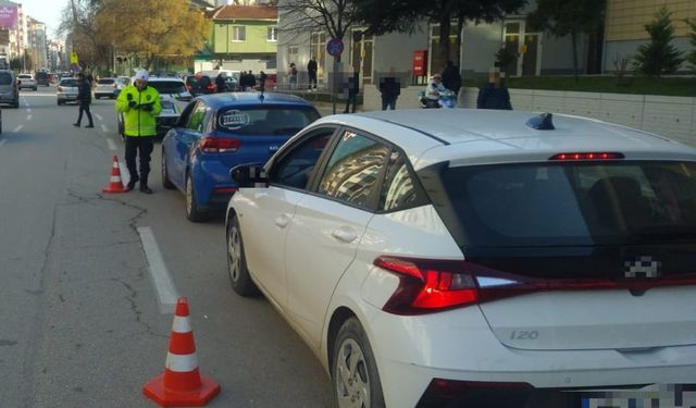 Polis ekipleri trafik denetimi gerçekleştirdi