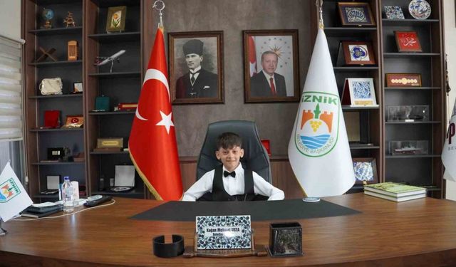 İznik’te 23 Nisan’ın Başkanı Muhammed oldu