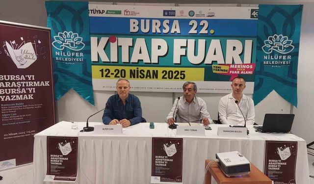 Kitap Fuarı’nda Bursa’yı araştırmak Bursa’yı yazmak söyleşisi