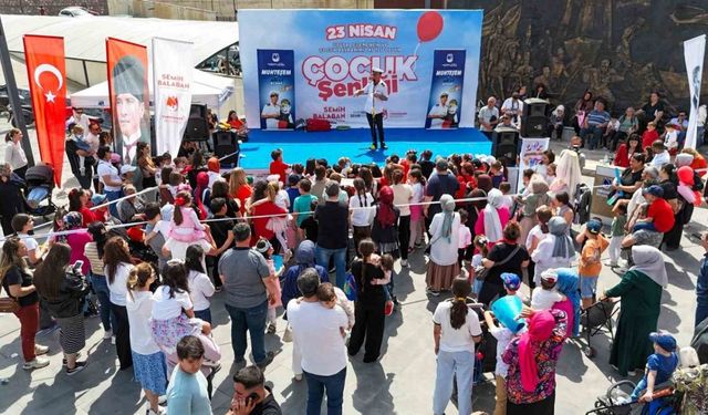 Yunusemreli çocuklar bayramlarını doyasıya yaşadı