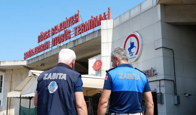 Düzce Terminali'nde kapsamlı denetim