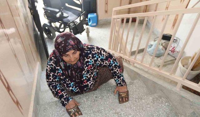 63 yıldır sürünen Hatice teyzenin yürek yakan dramı