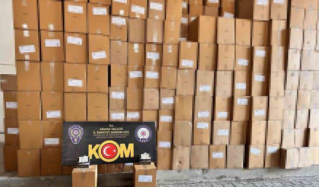 Adana’da 5 buçuk milyonluk kaçakçılık operasyonu: 5 gözaltı