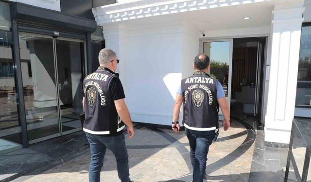 Antalya’da günübirlik kiralık evlere eş zamanlı denetim