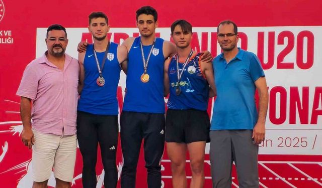 Aydınlı milli sporcular şampiyonaya damga vurdu