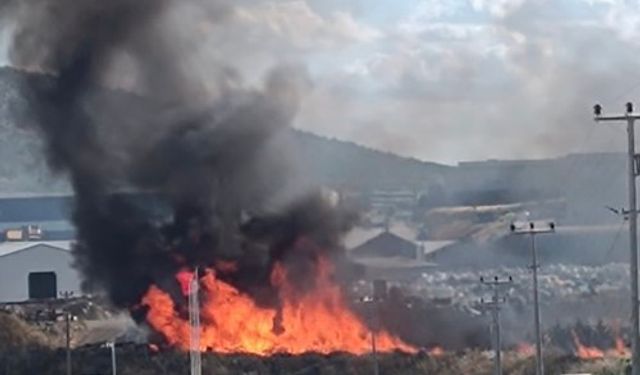 Bandırma OSB’de palet yangını: Ekipler faciayı önledi